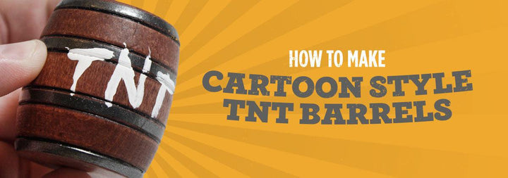 DIY: How to make Miniature TNT Barrels like the Cartoons - Mini Materials