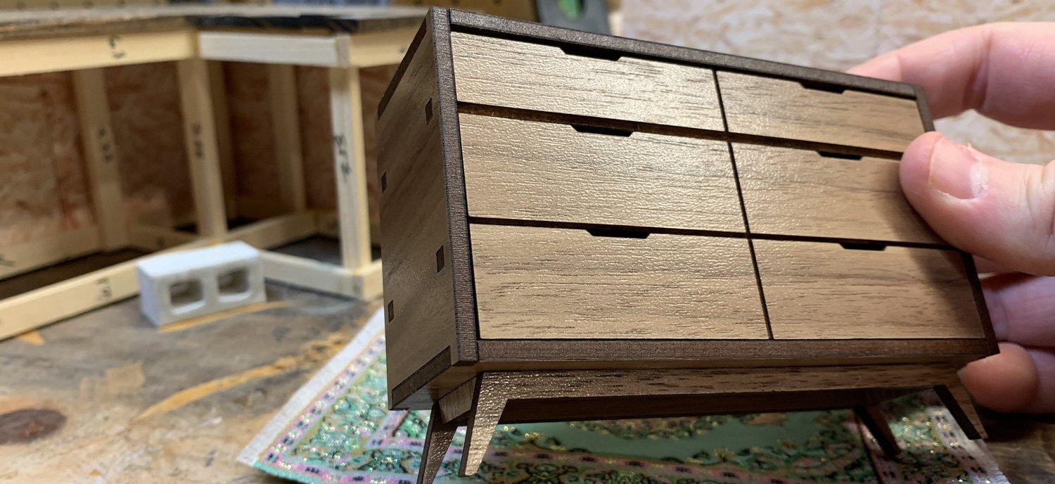 diy mini dresser Miniature Chest of Drawers