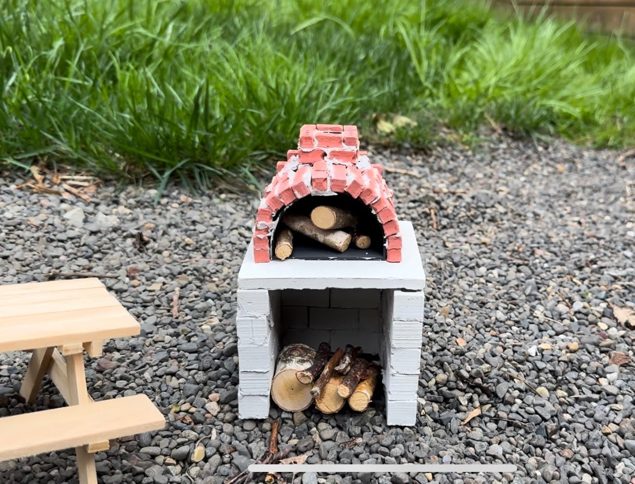 1:12 Scale Brick Pizza Oven Kit – Mini Materials