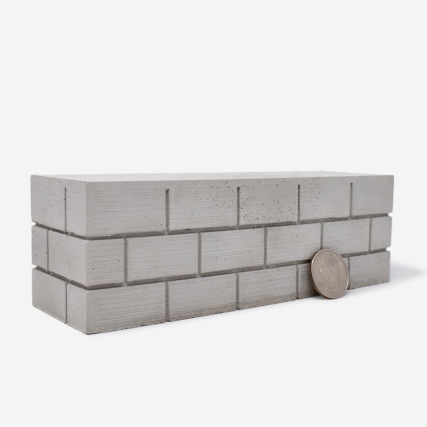 1:12 Scale Mini Concrete Block Wall – Mini Materials