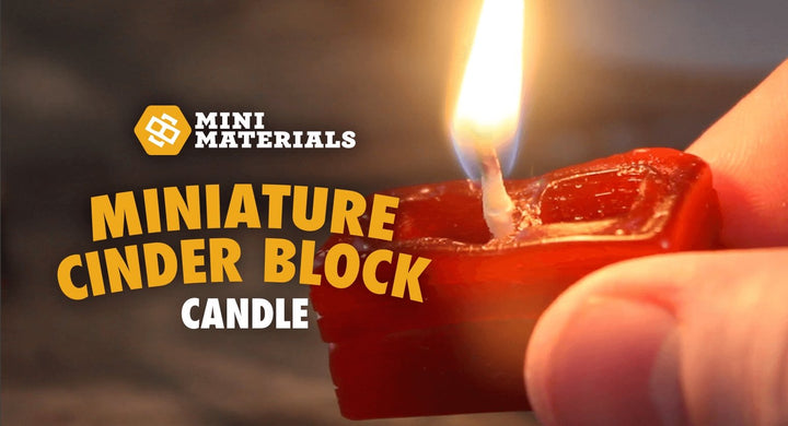 25 (Mini) DIYs of Christmas: Mini Cinder Block Holiday Candle - Mini Materials