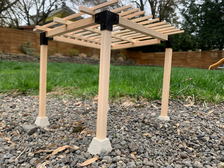 Build Tutorial: Modern Pergola - Mini Materials