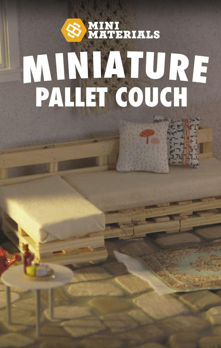 Tiny Tuesdays with eHow #3: Miniature Pallet Couch - Mini Materials