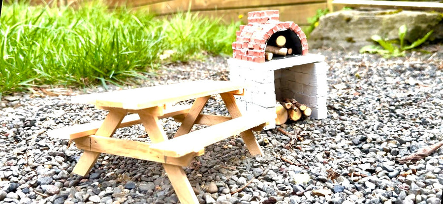 1:12 Scale Brick Pizza Oven Kit - Mini Materials