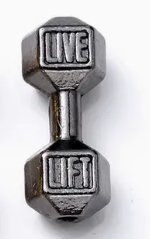 1:12 Scale Dumbbell Weight (2 pack) - Mini Materials