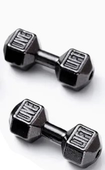 1:12 Scale Dumbbell Weight (2 pack) - Mini Materials