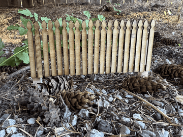 1:12 Scale Gothic Fence Picket (25 pickets) - Mini Materials