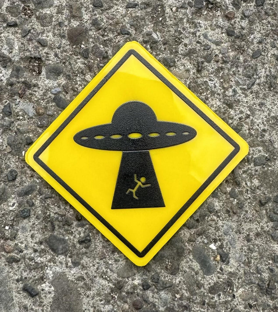 1:12 Scale Mini Abduction Area Sign - Mini Materials