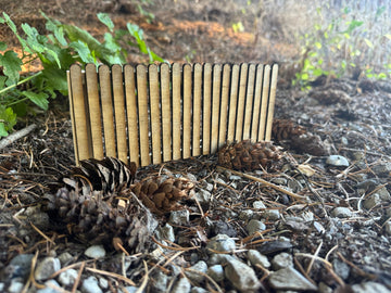 1:12 Scale Pointed Fence Picket (25 pickets) - Mini Materials