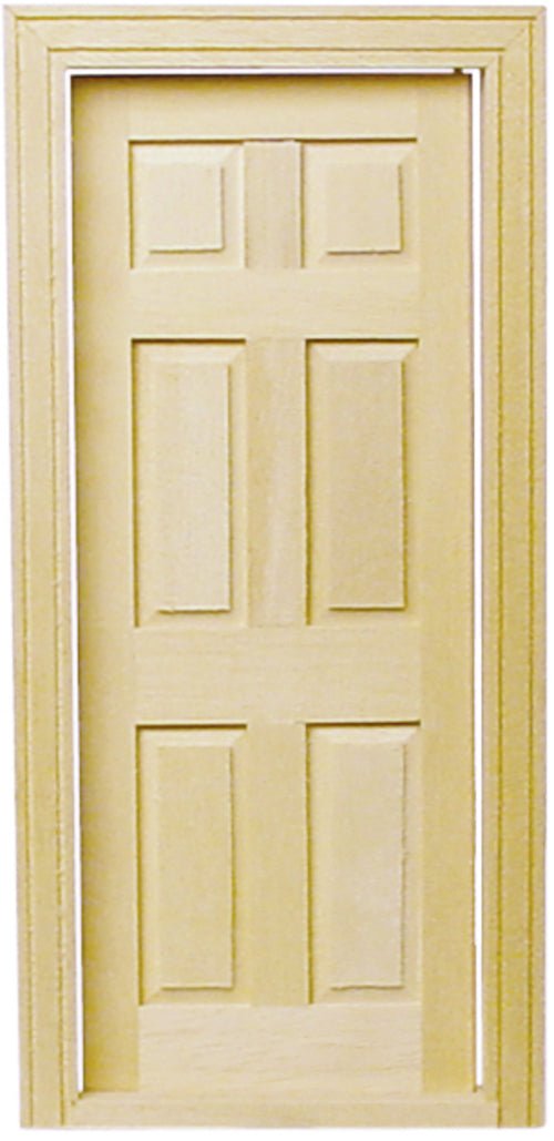 1:12 Scale Six Panel Door - Mini Materials