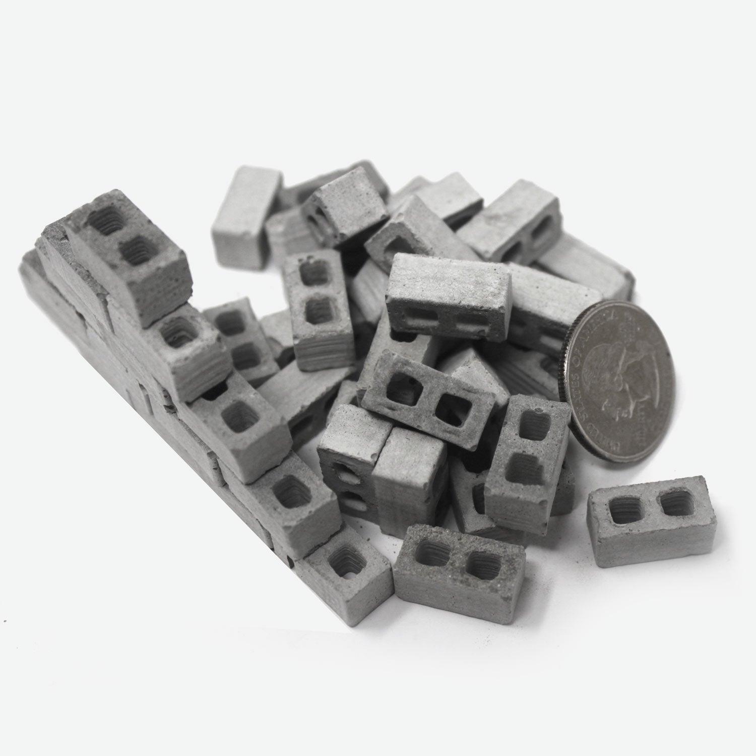 1:24 Scale Mini Cinder Blocks (50pk) – Mini Materials