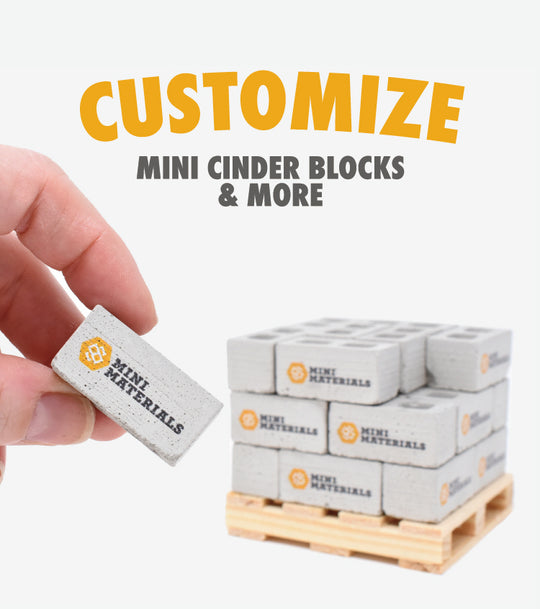 Miniature Cinder Blocks – Mini Materials