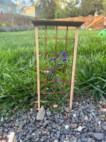 1:12 Scale Mission Style Garden Trellis