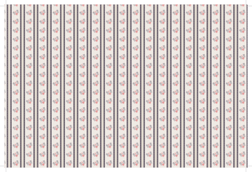 Floral Stripe Wallpaper - Mini Materials