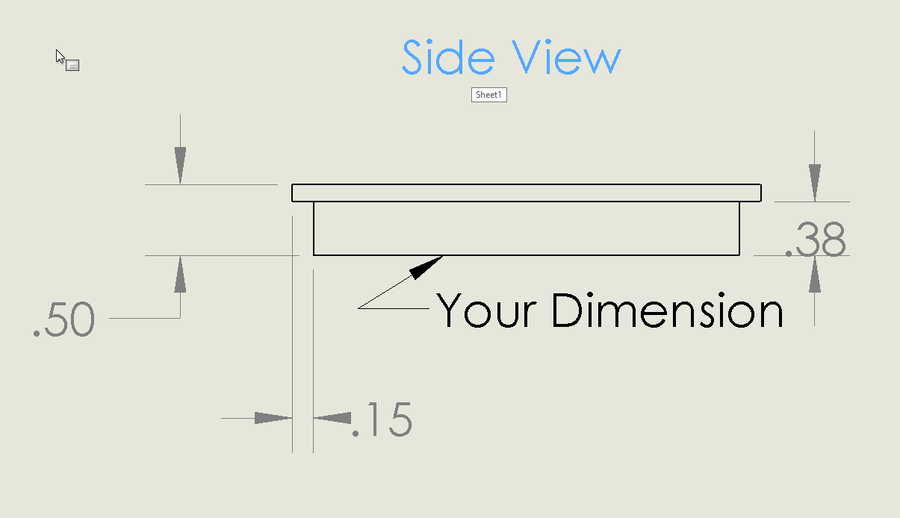 Framed Window Black (Max Dimensions 3
