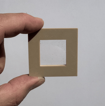 Framed Window Brown (Max Dimensions 6