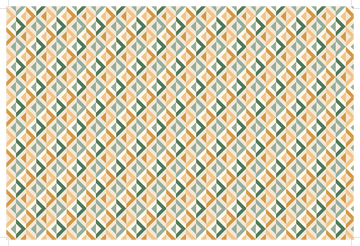 Green and Yellow Square Patterned Wallpaper - Mini Materials
