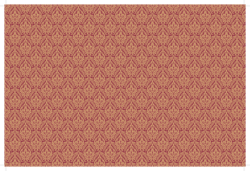 Red and Orange Damascus Wallpaper - Mini Materials