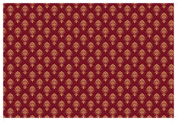 Red and Yellow Damascus Wallpaper - Mini Materials