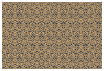 Yellow and Black Damascus Wallpaper - Mini Materials