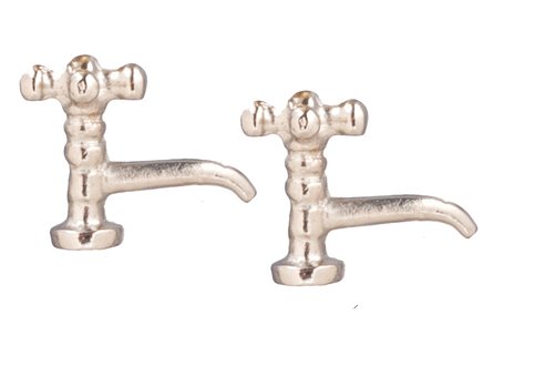 1:12 Scale Chrome Faucet (2 pack) - Mini Materials