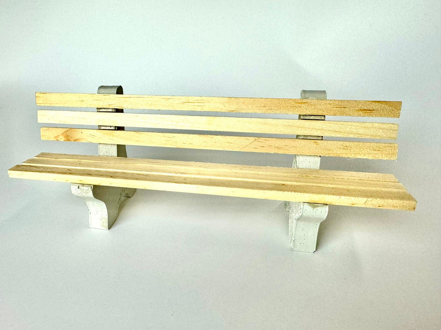 1:12 Scale Classic Park Bench - Mini Materials