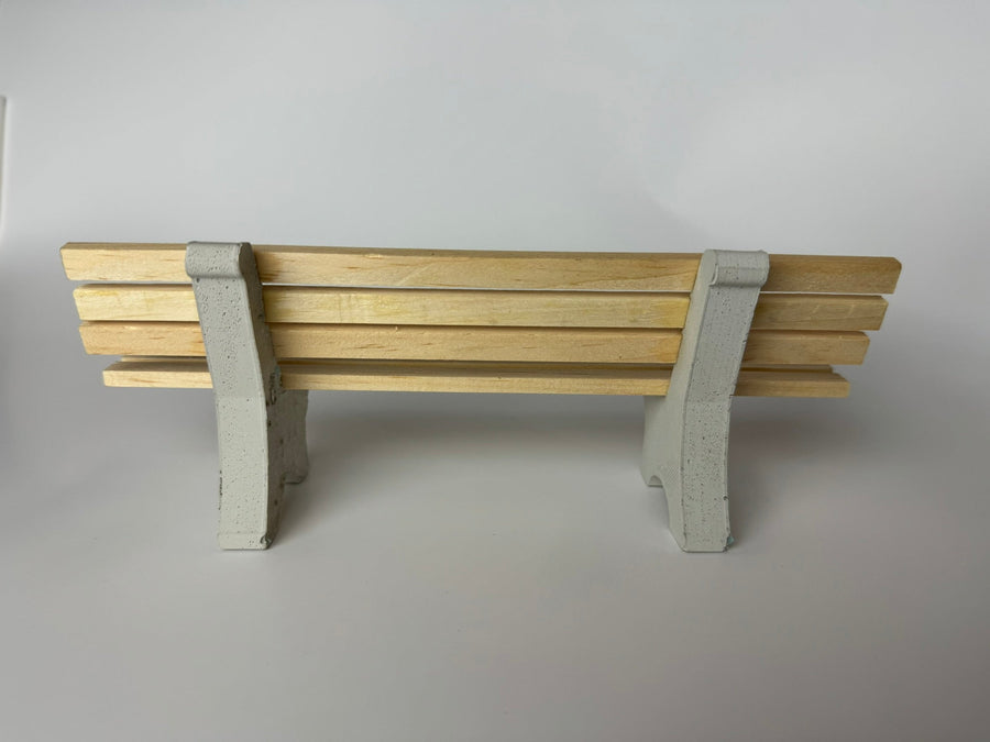 1:12 Scale Classic Park Bench - Mini Materials