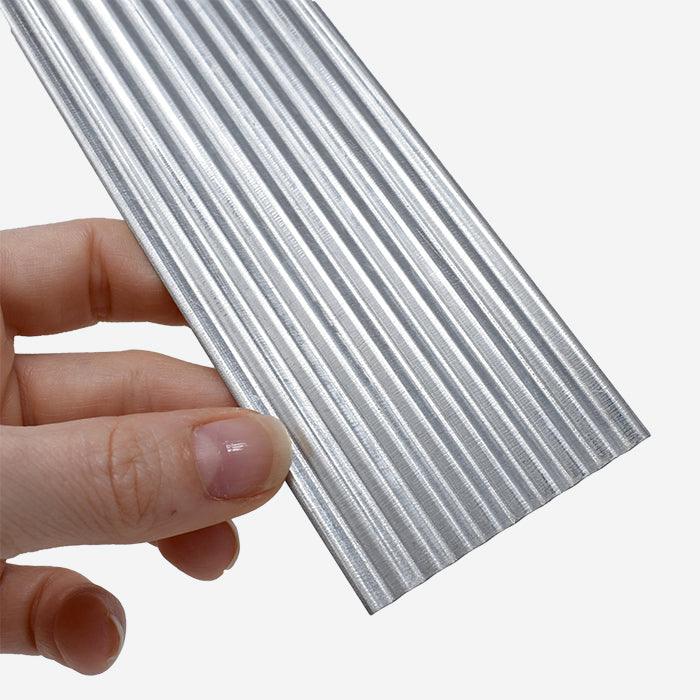 1:12 Scale Corrugated Galvanized Metal Roof and Siding Panels (4pk) - Mini Materials