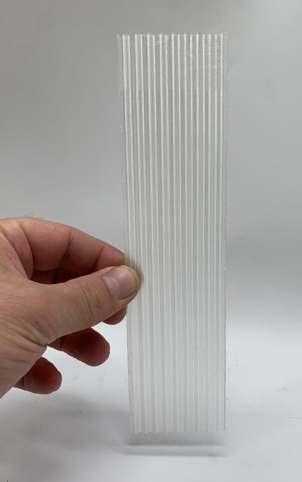 112 Scale Corrugated Opaque Plastic Roof and Siding Panel Mini Materials