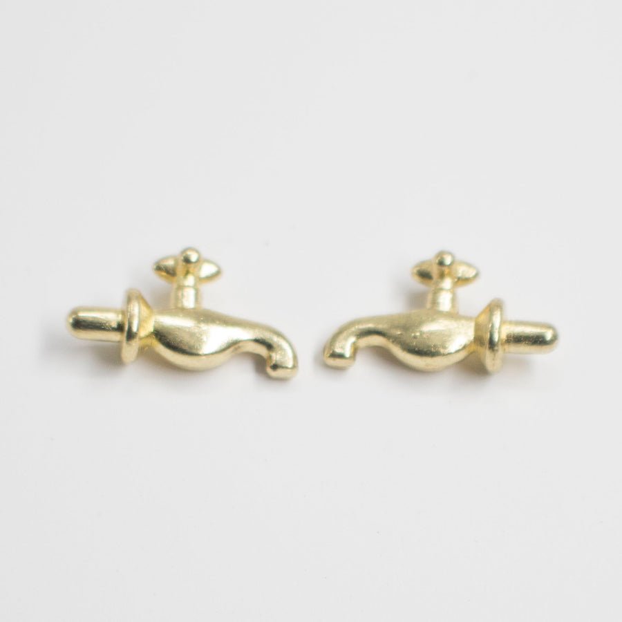 1:12 Scale Gold Faucet (2 pack) - Mini Materials