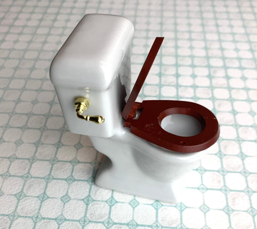 1:12 Scale Mini Bathroom Toilet - Mini Materials