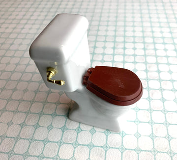 1:12 Scale Mini Bathroom Toilet - Mini Materials