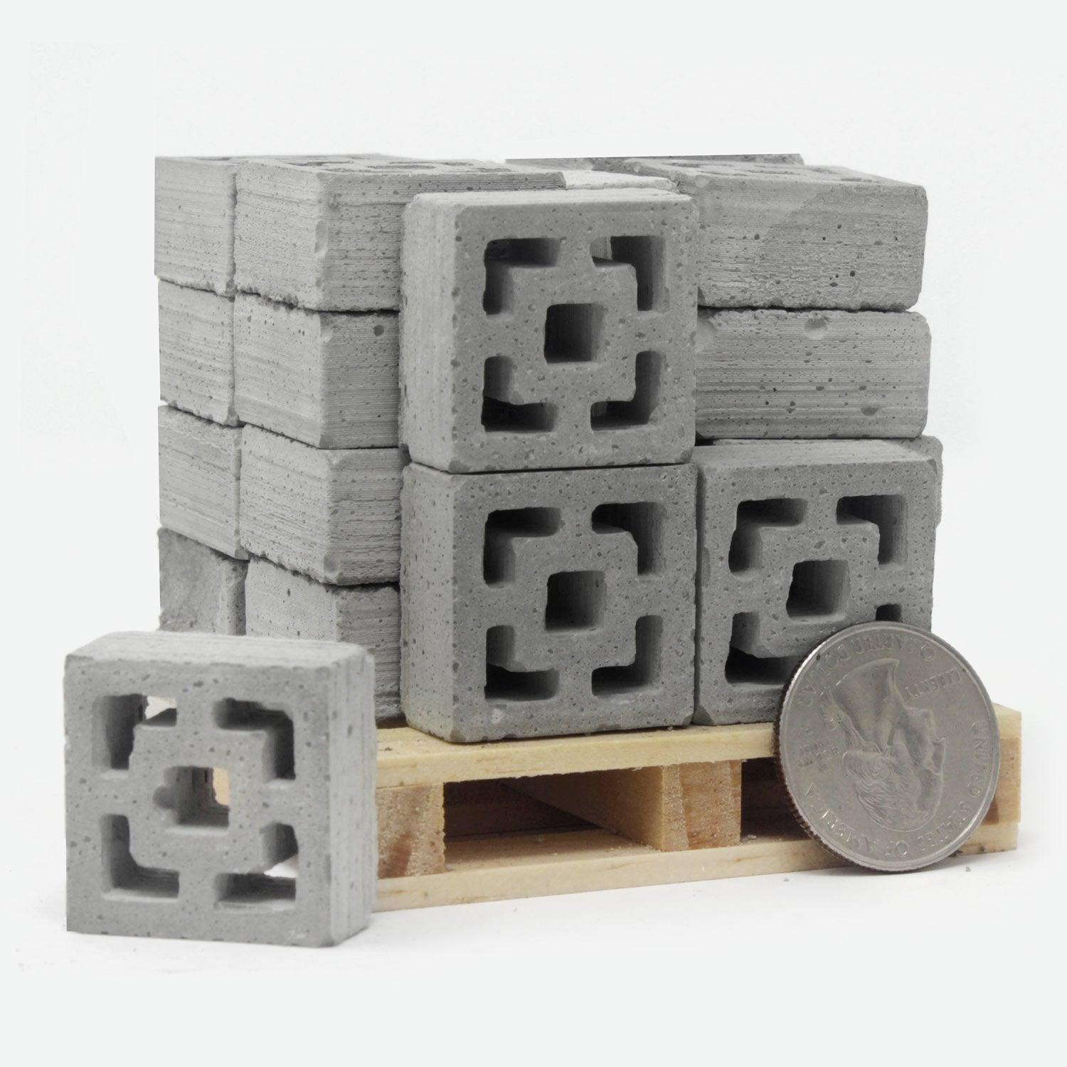Miniature Cinder Blocks – Mini Materials