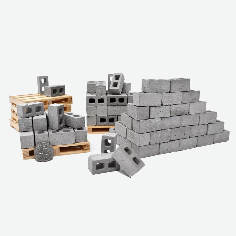 Mini Materials - 1:12 Scale Cinder Block Mold - Arts & Crafts for Ages 8 to 12 - Fat Brain Toys