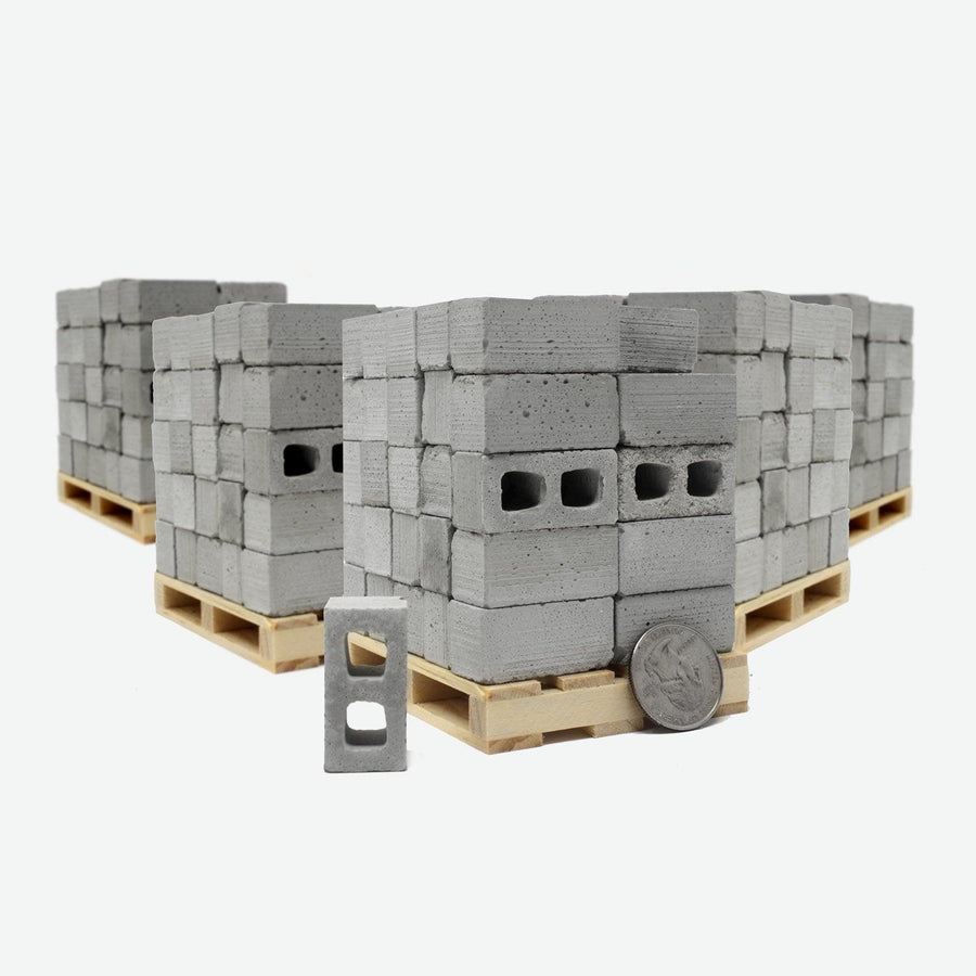1:12 Scale Mini Cinder Blocks (300pk) - Mini Materials
