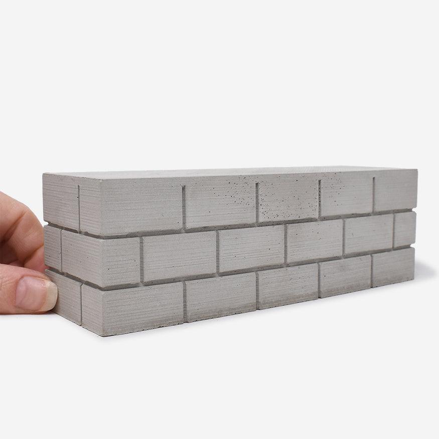 1:12 Scale Mini Concrete Block Wall - Mini Materials