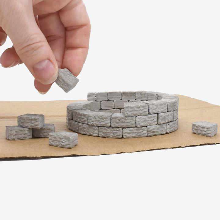 1:12 Scale Mini Fire Pit Stones - Mini Materials