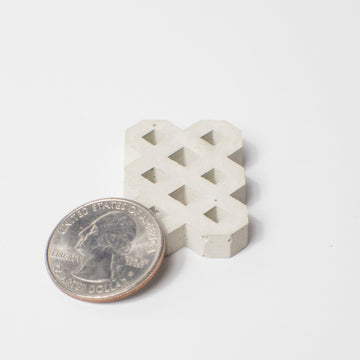 1:12 Scale Mini Honeycomb Cement Pavers (5 pack) - Mini Materials
