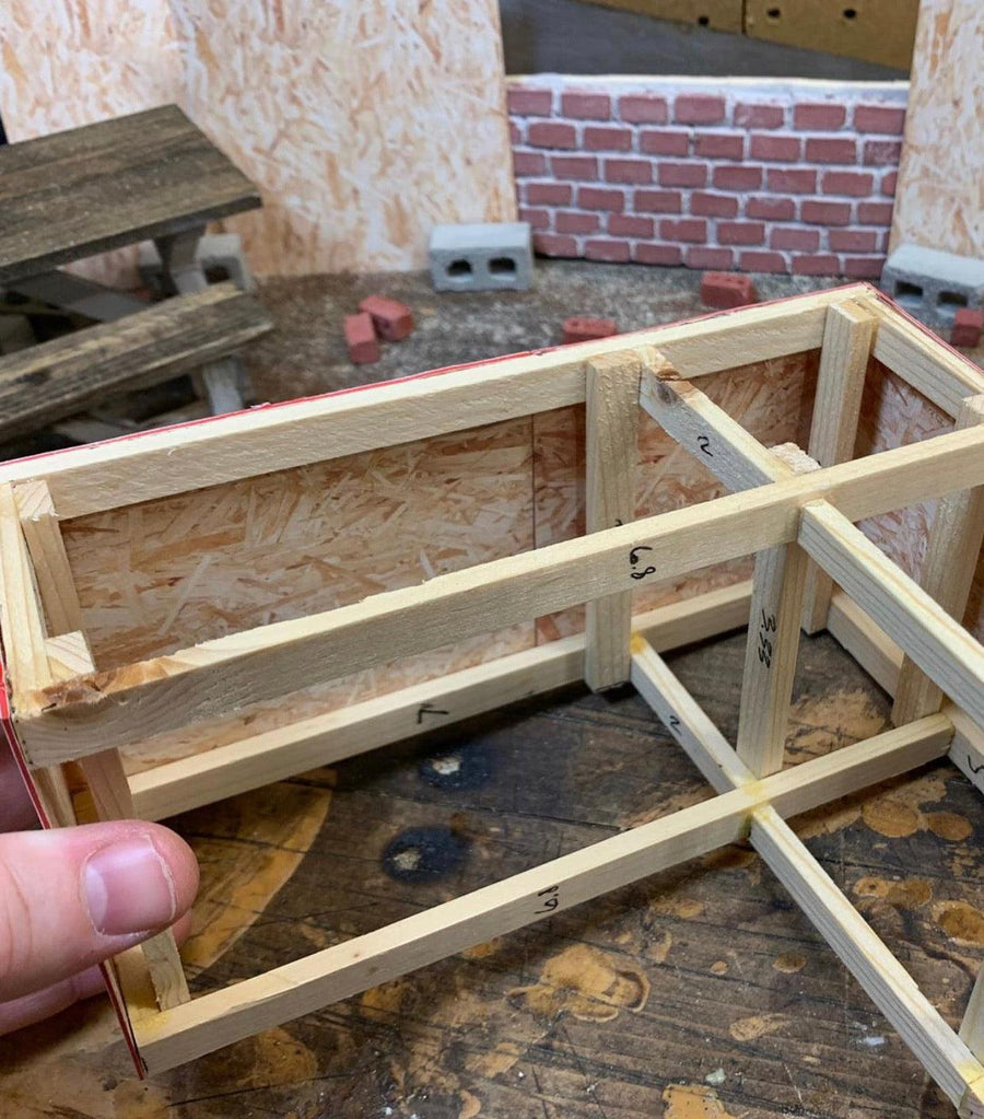 1:12 Scale Mini Lumber - 2x4x12 (Dozen) - Mini Materials