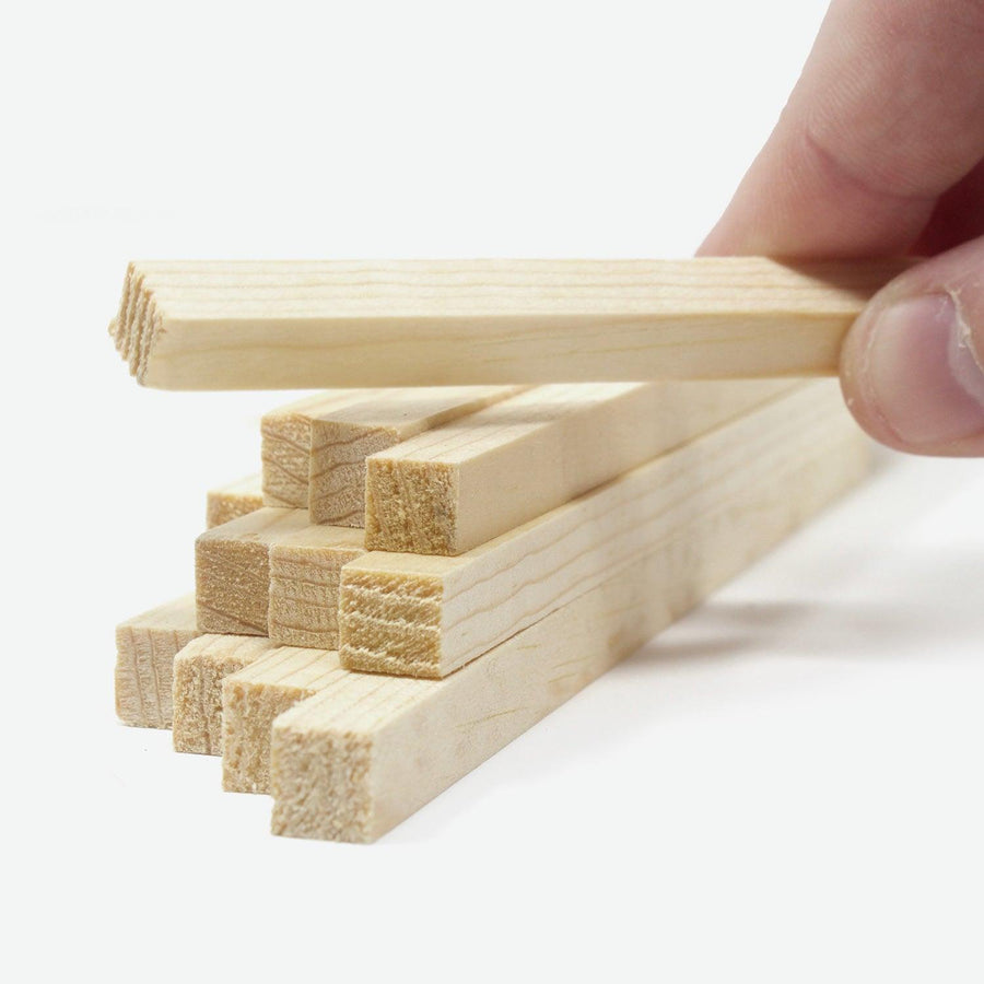 1:12 Scale Mini Lumber - 4x4x8 (Dozen) - Mini Materials