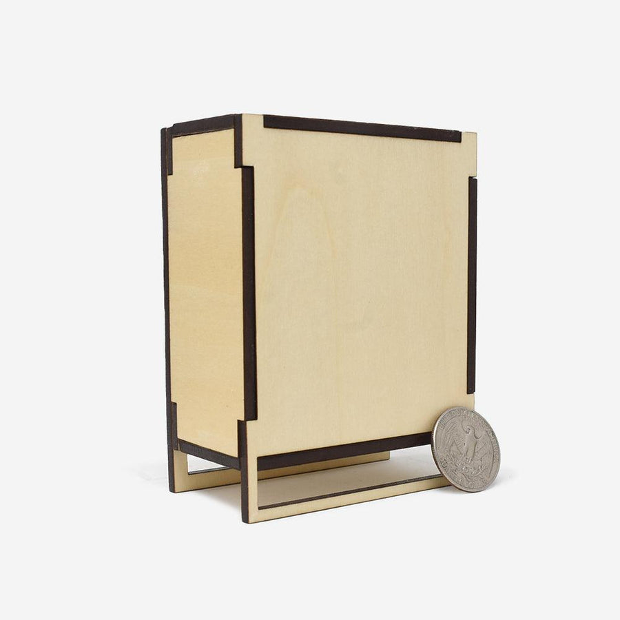 1:12 Scale Mini Modern Dresser (Basswood) - Mini Materials