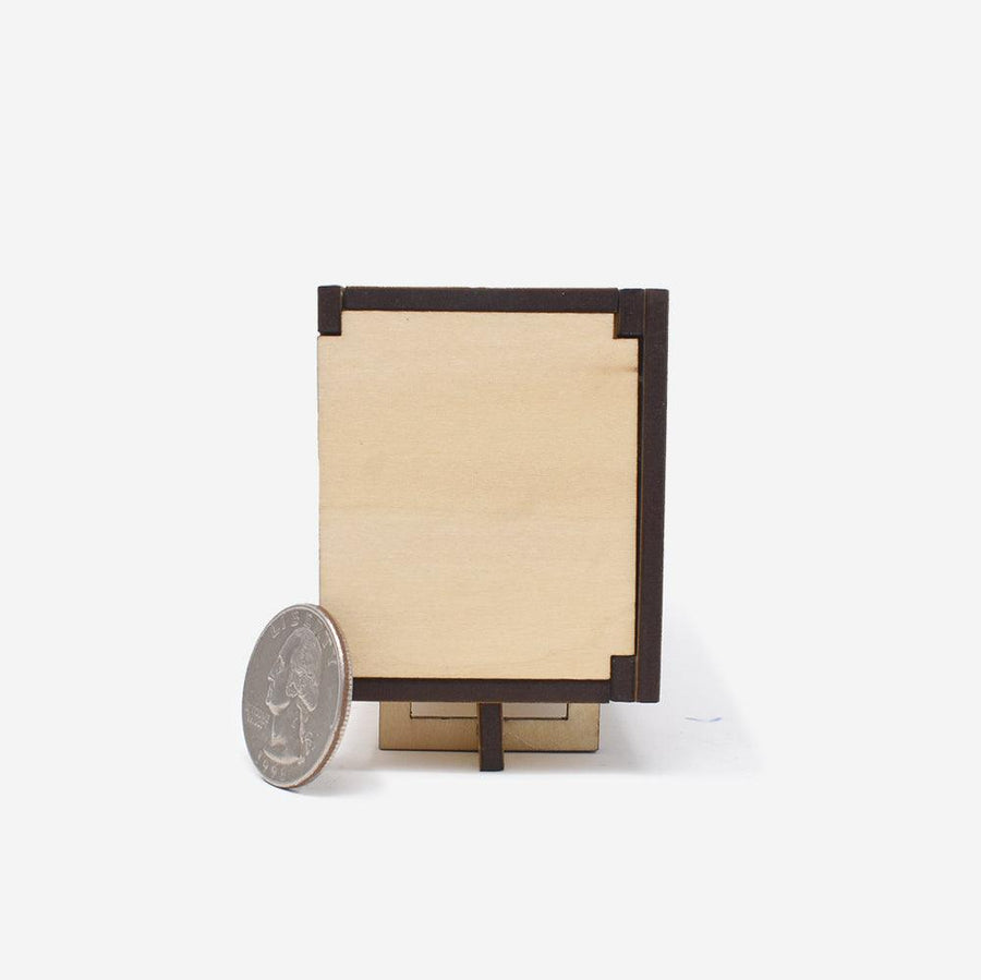 1:12 Scale Mini Modern Sideboard (Basswood) - Mini Materials