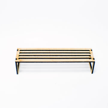 1:12 Scale Mini Wooden Bench - Mini Materials