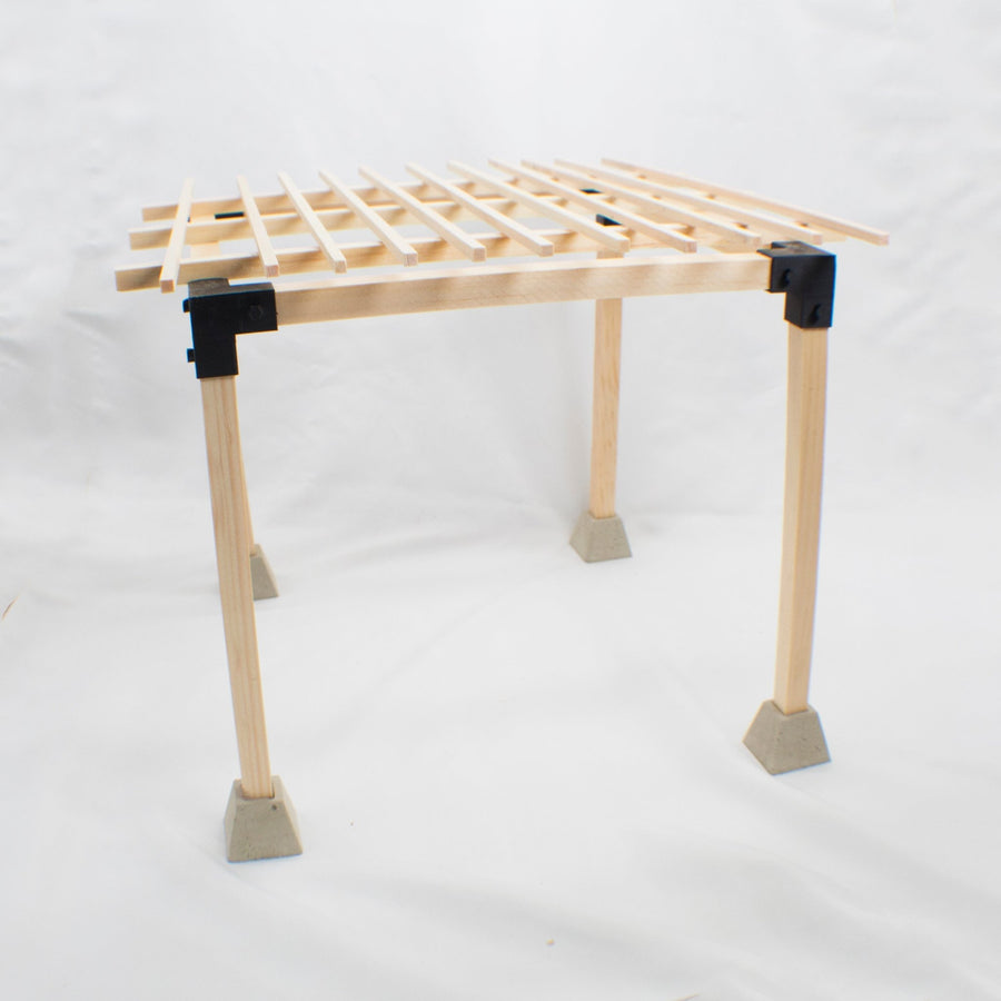 1:12 Scale Modern Pergola Kit - Mini Materials