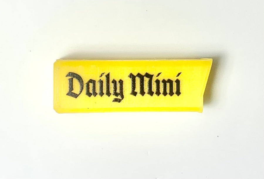 1:12 Scale Newspaper Holder - Mini Materials