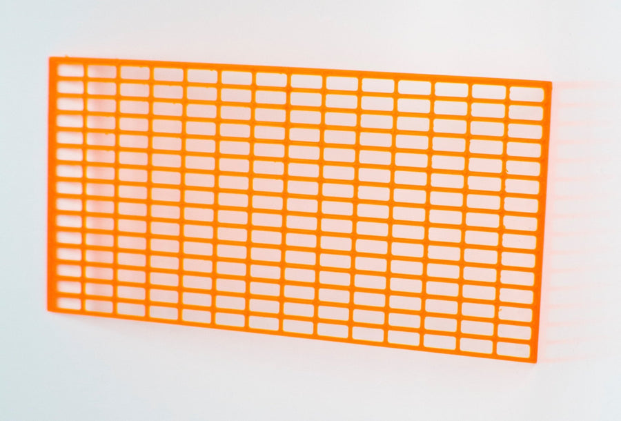 1:12 Scale Orange Construction Fence (1pk) - Mini Materials