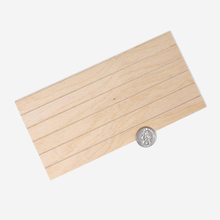 1:12 Scale Plywood Siding Panel - T1-11 - Mini Materials