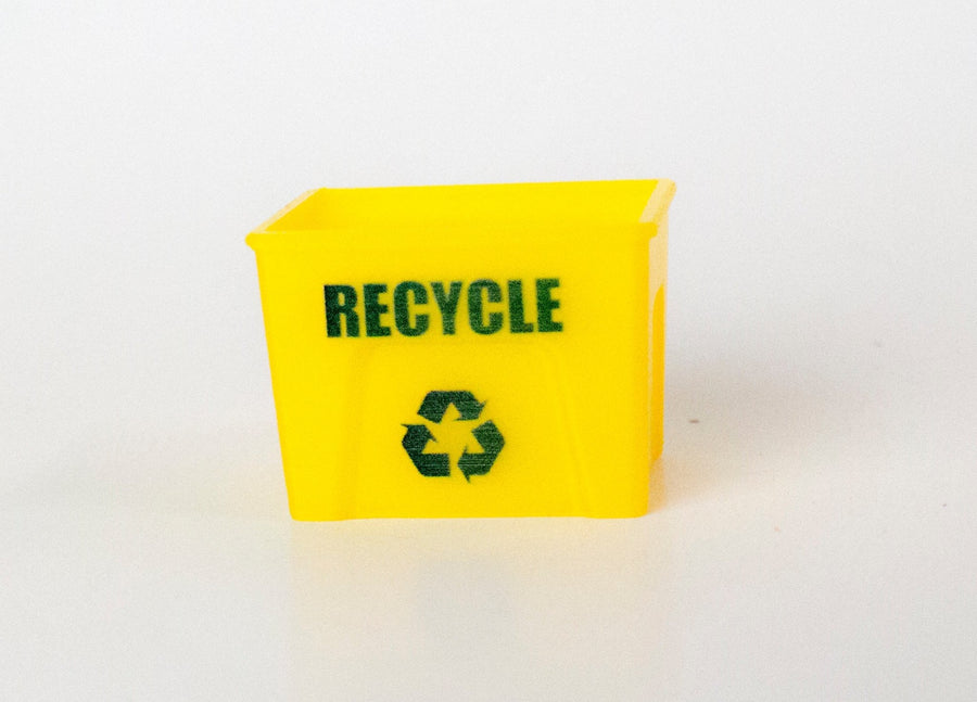 1:12 Scale Recycle Bin - Mini Materials