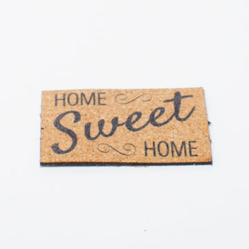 1:12 Scale Welcome Mat - Home Sweet Home - Mini Materials