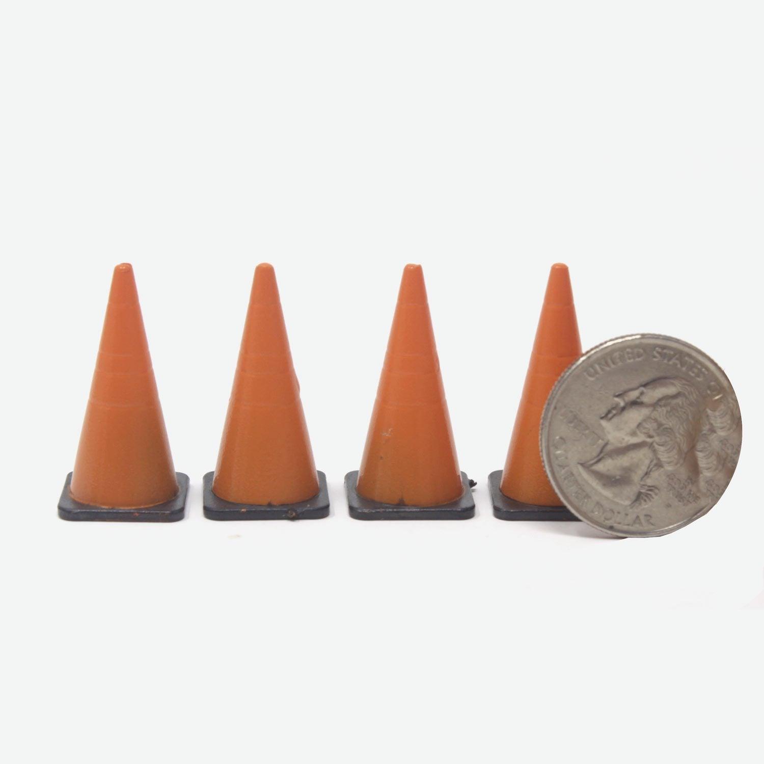 124 Scale Mini Traffic Cones (4pk) Mini Materials